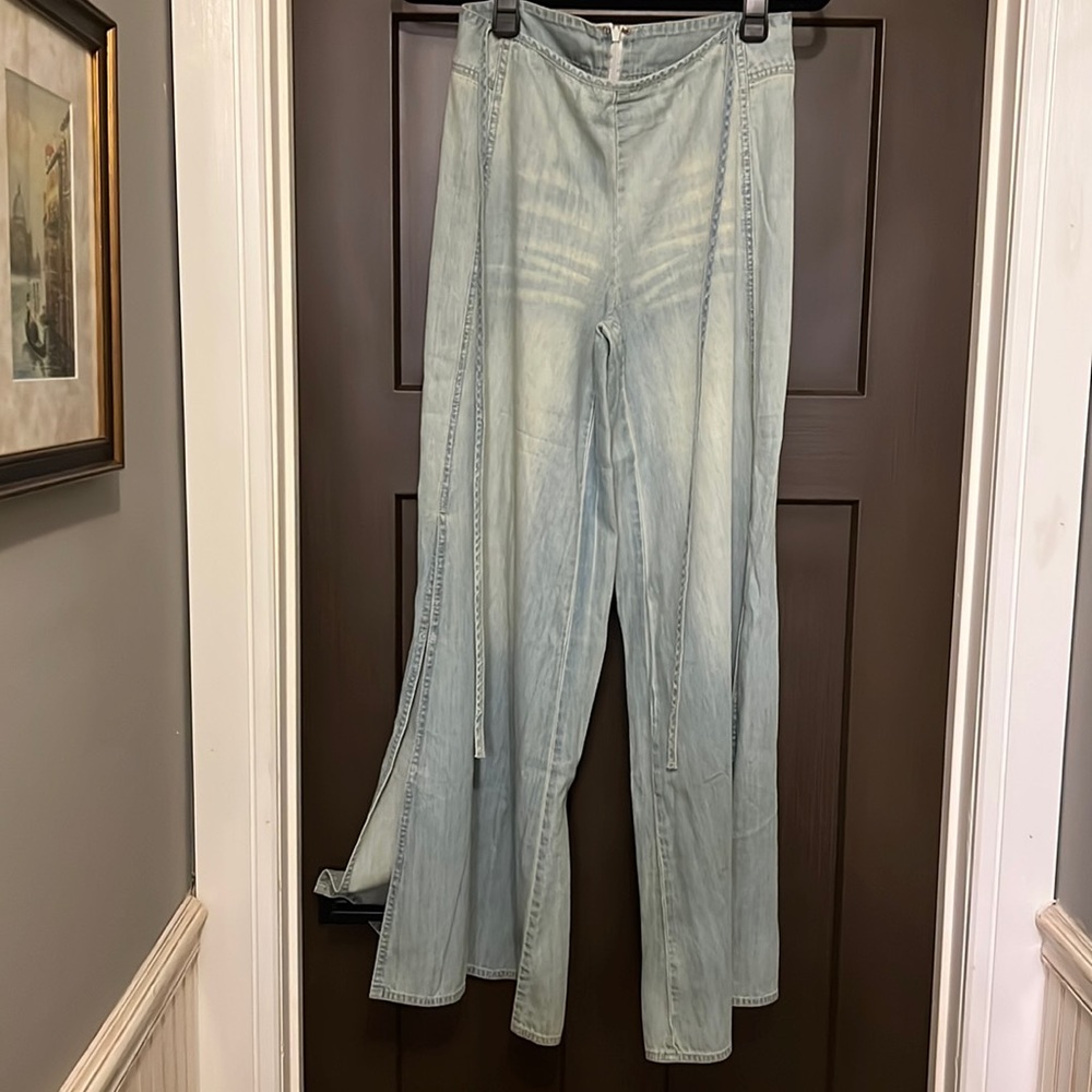 Make an offer! Free People denim, wide flare!